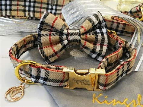 burberry boy collar|designer dog collars Burberry.